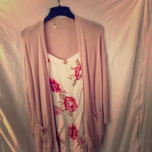 Dress and cardigan